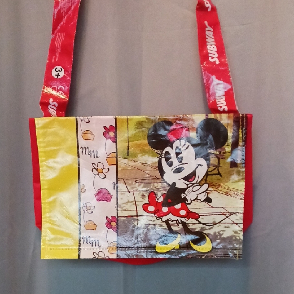 Disney - Subway  Minnie Mouse Kids Bag - Red, Yellow, and Pink